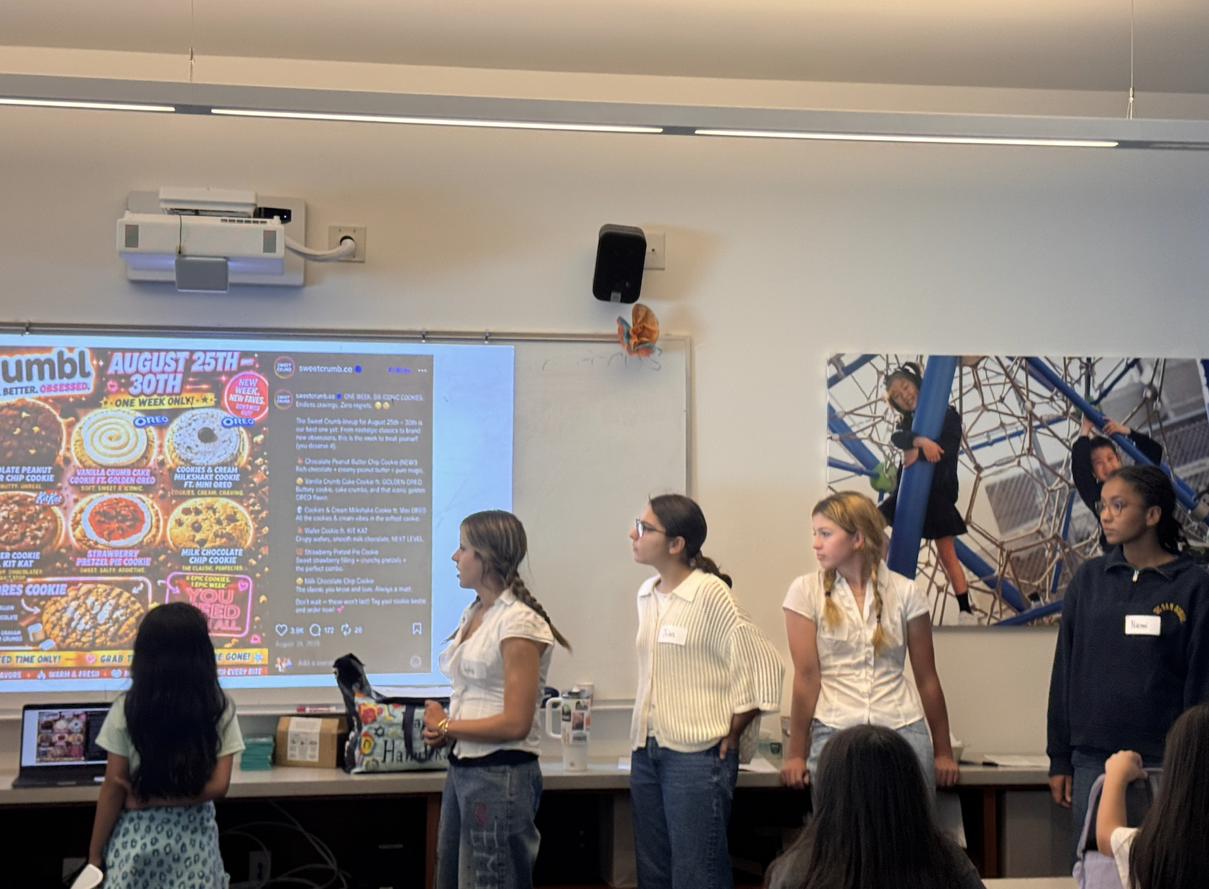 REACH students presenting